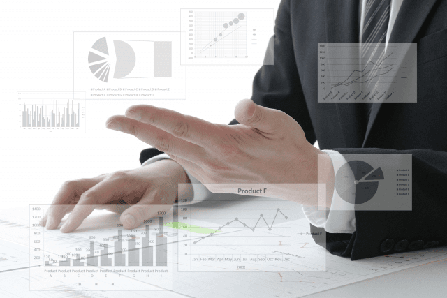 ビジネスしている様子